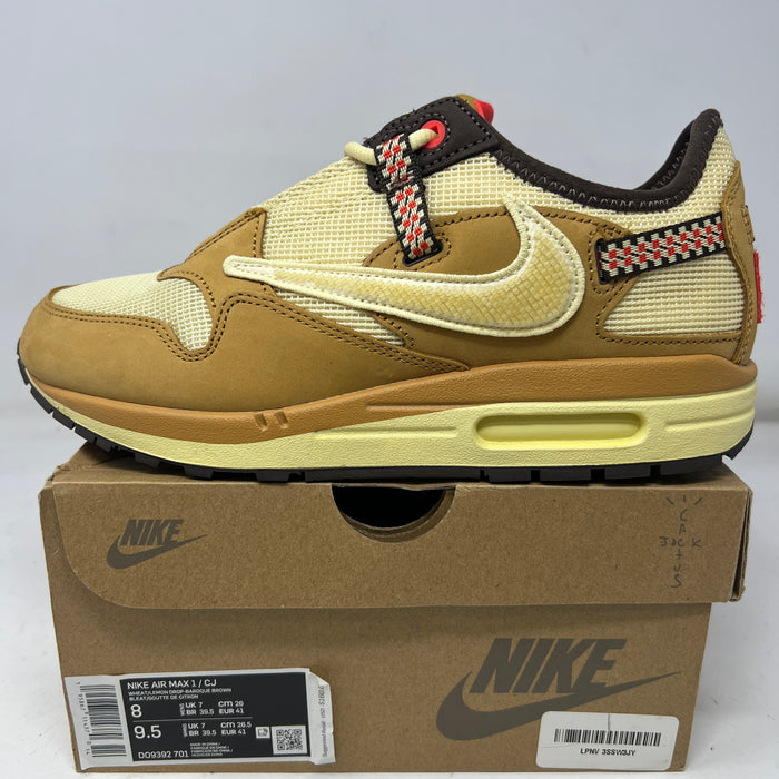 Nike Air Max 1 Travis Scott Cactus Jack Wheat Lemon Drop