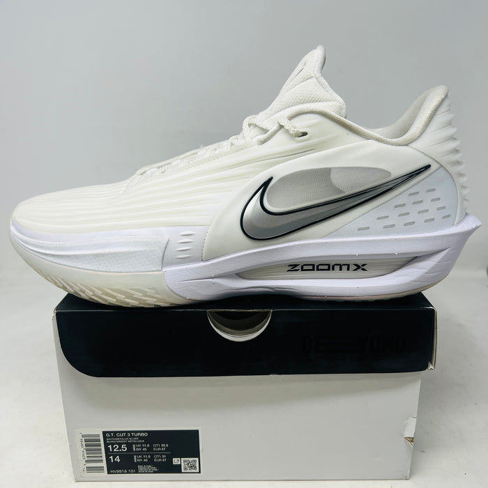 Nike Air Zoom GT Cut 3 Turbo White Metallic Silver