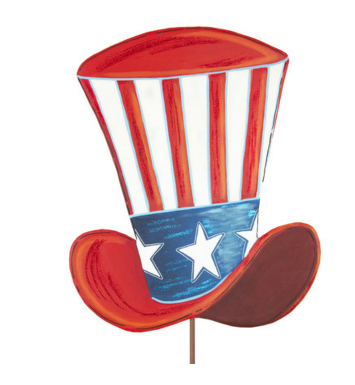 Americana: Uncle Sam Metal Hat Stake