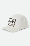 Unisex Anchor Alpha Snapback in the color Off White - Front Product Laydown Image