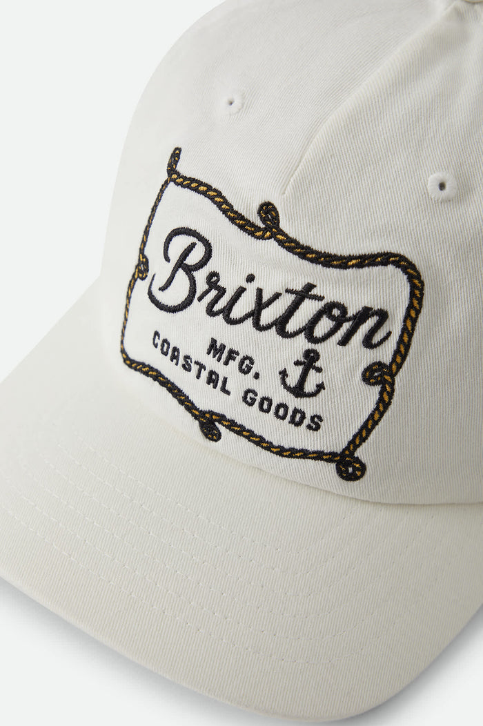 Unisex Anchor Alpha Snapback in the color Off White - Additional Laydown image