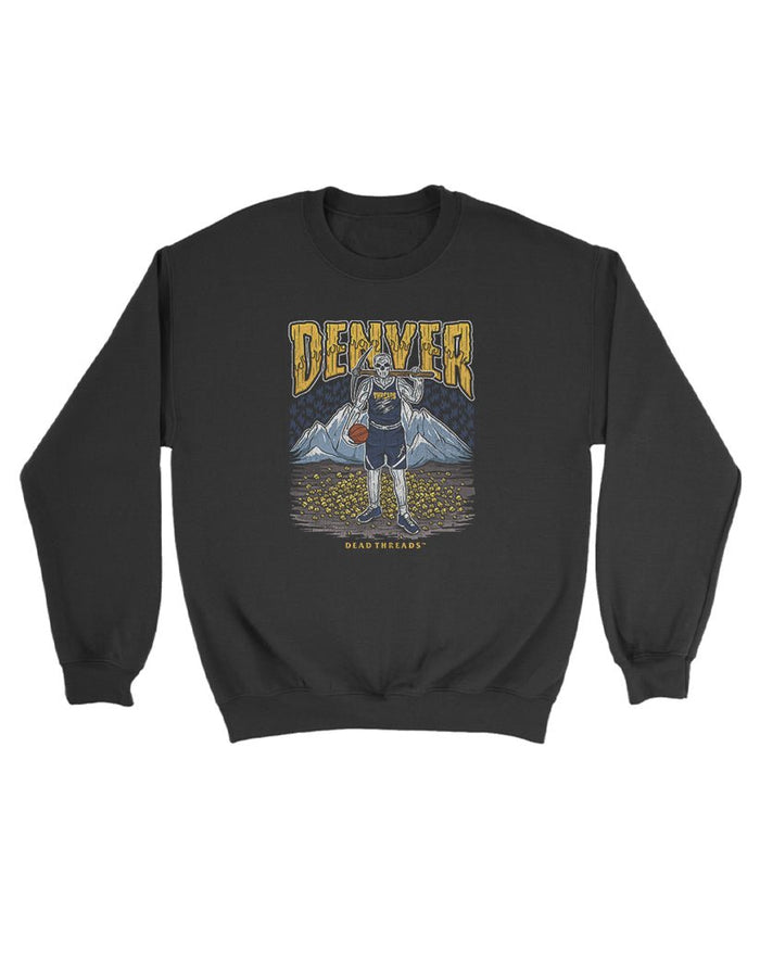 DENVER BASKETBALL KIDS CREWNECK SWEATSHIRT – Kids clothes – Dead Threads Apparel