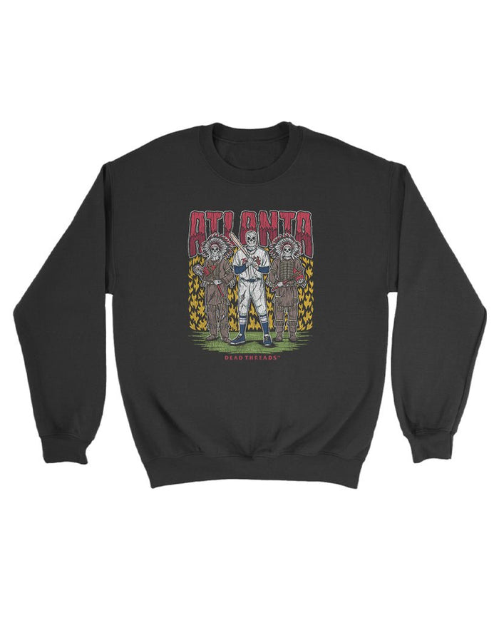 ATLANTA BASEBALL KIDS CREWNECK SWEATSHIRT – Kids clothes – Dead Threads Apparel