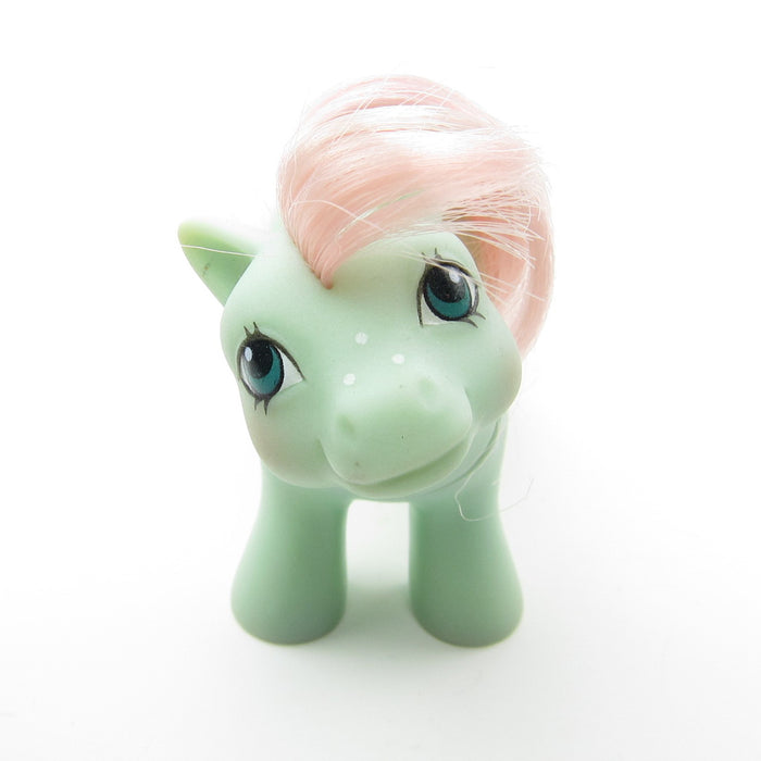 Baby Cuddles pony with white freckles