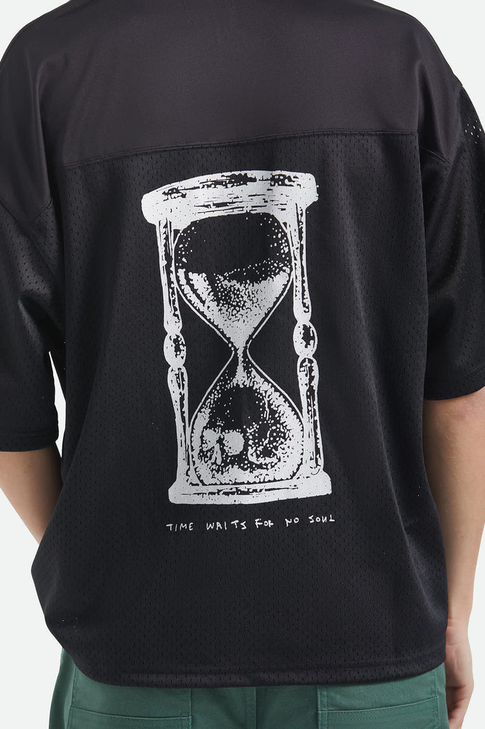 Men's Baggy Mesh Practice Jersey in the color Black/White Chippa - Additional Fit image