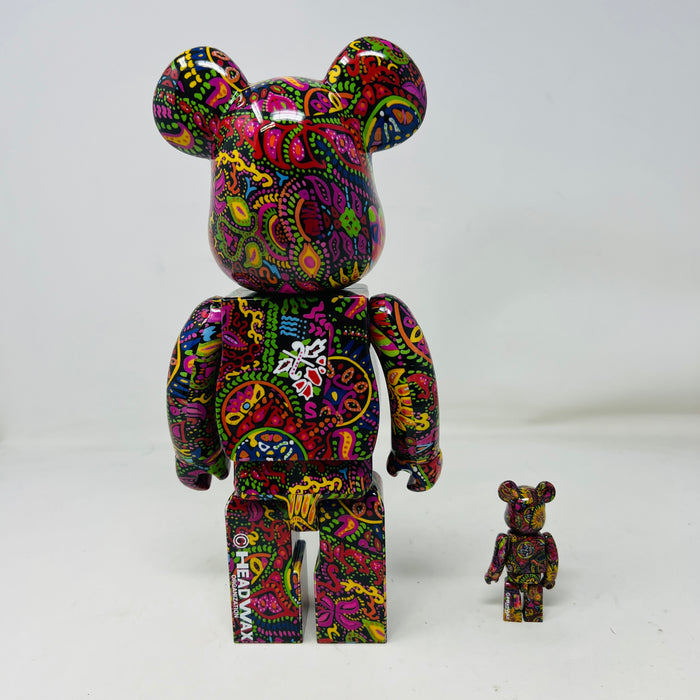 Bearbrick Psychedelic Paisley 100% & 400% Set