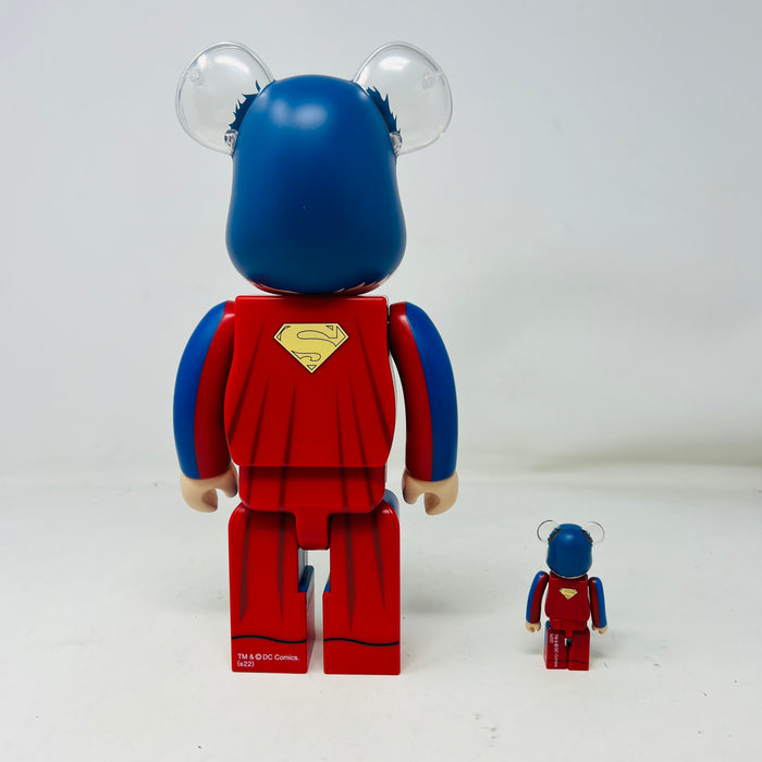 Bearbrick Superman (Batman: Hush Ver.) 100% & 400% Set