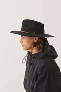 Unisex Beck Journey Canvas Hat in the color Black - Men's Side View