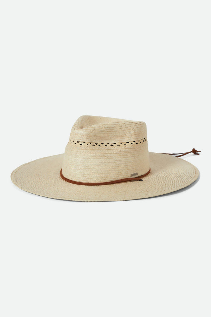 Unisex Beck Straw Rancher Hat in the color Natural - Front Product View