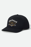Unisex Beekman Snapback in the color Black - Front Product View