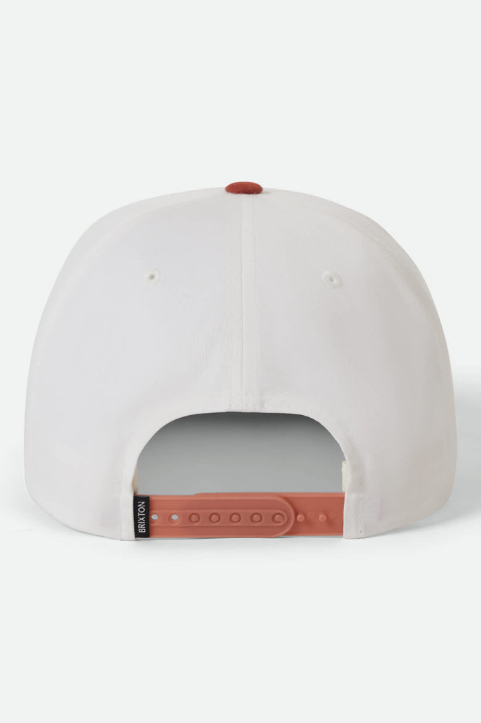Beekman Snapback - Off White/Rust