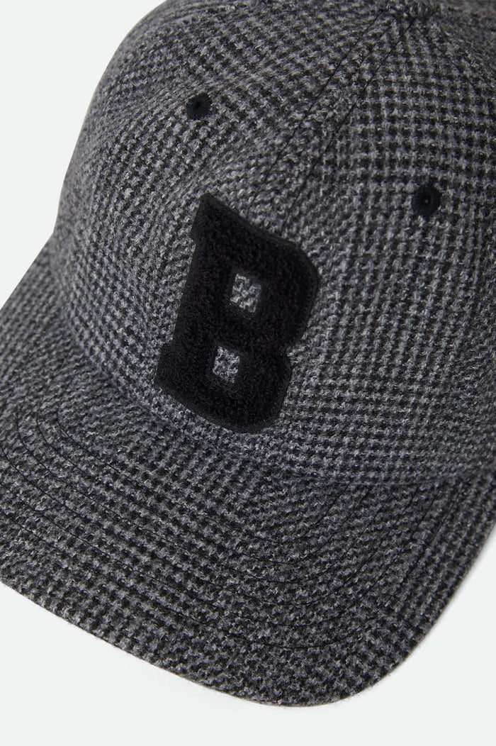 Unisex Big B Adjustable Hat in the color Grey Shadow Plaid - Additional Laydown image