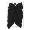 Black Velvet Bow Napkin Ties