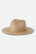 Unisex Hitch Ranch Fedora in the color Natural - Front Product View