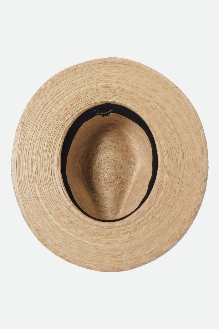 Unisex Hitch Ranch Fedora in the color Natural - Additional Laydown image