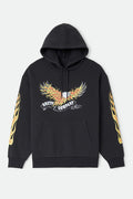 Men's Blazing Hood in the color Black - Front Product Laydown Image