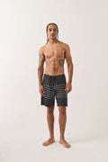 Men's Blitz Boardshort 19" in the color Black/Barb Wire - Men's Front View