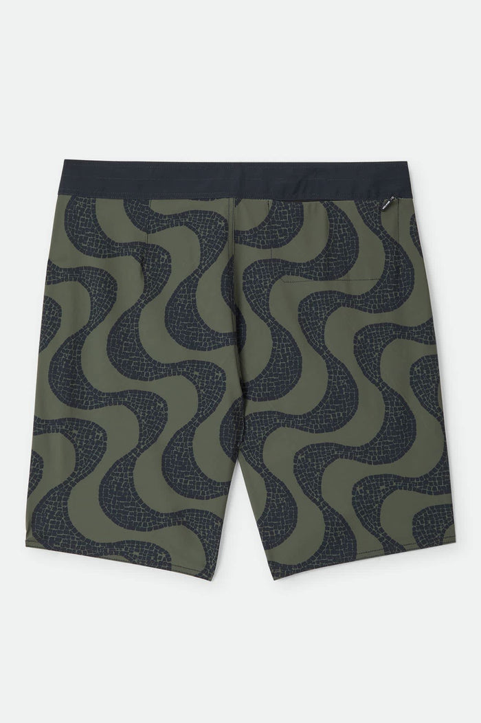 Blitz Boardshort 19" - Dark Olive/Black