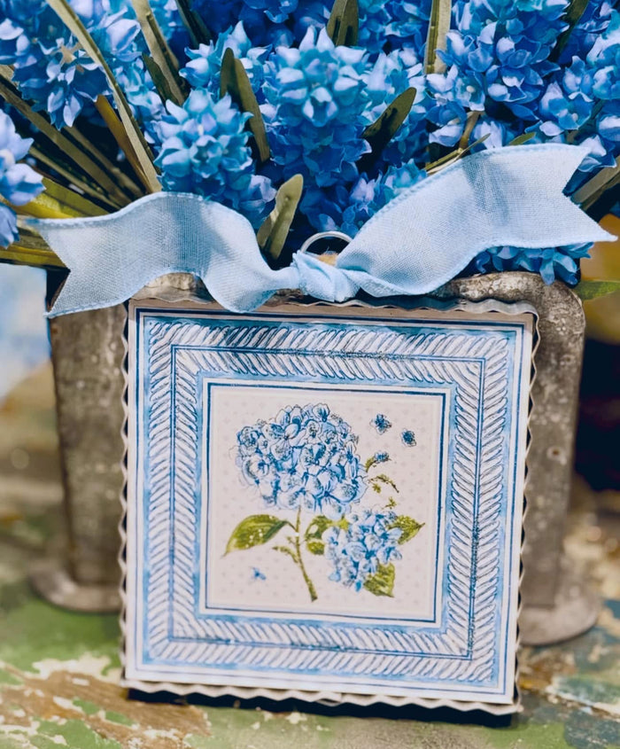Blue Hydrangea Mini Print