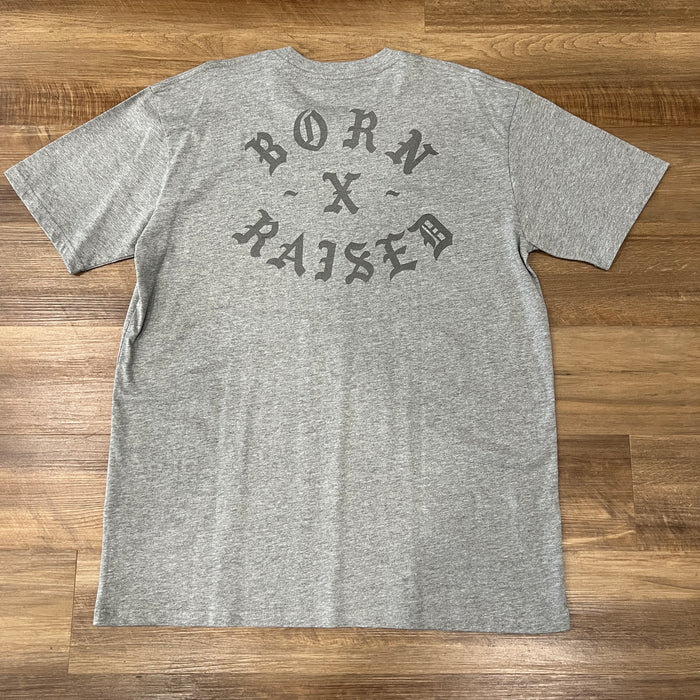 Born x Raised Rocker Tee Grey