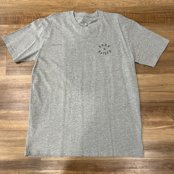 Born x Raised Rocker Tee Grey