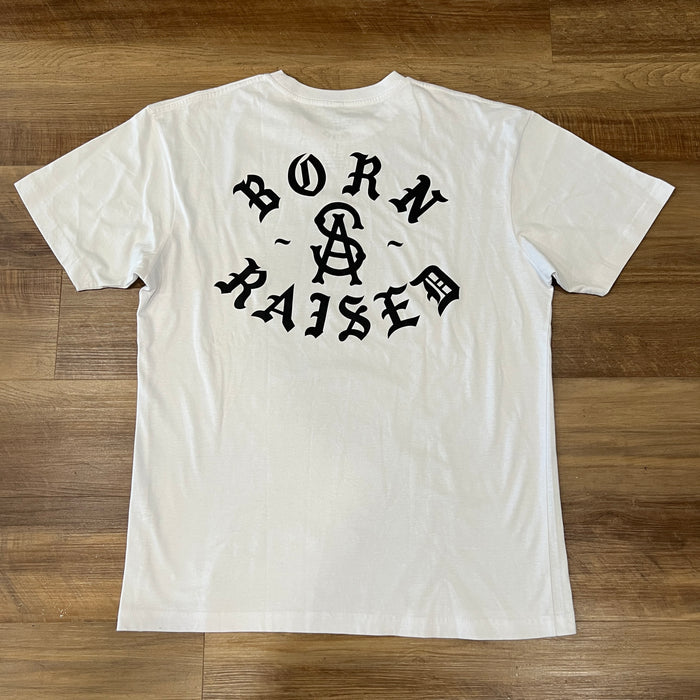 Born x Raised Rocker Tee 'SA' White