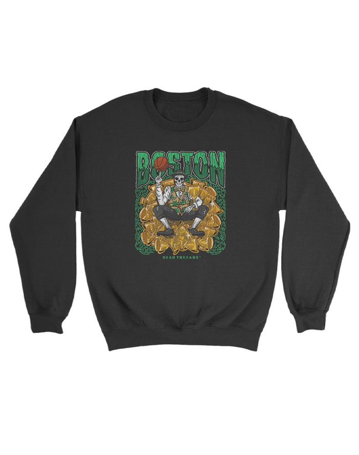 BOSTON BASKETBALL KIDS CREWNECK SWEATSHIRT – Kids clothes – Dead Threads Apparel