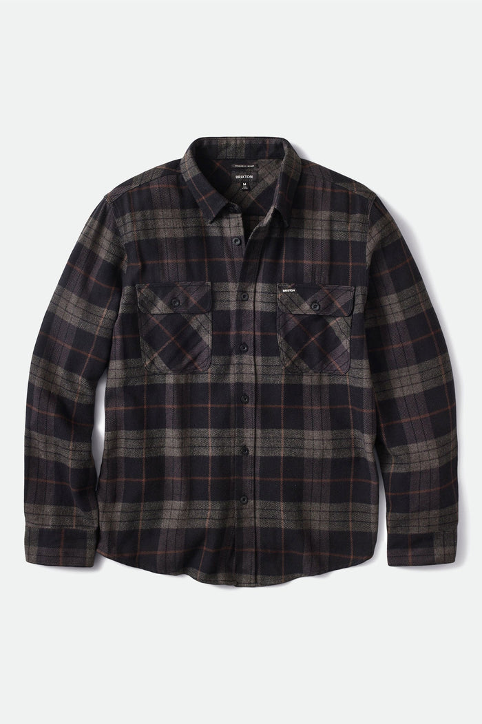 Bowery Flannel - Black/Charcoal