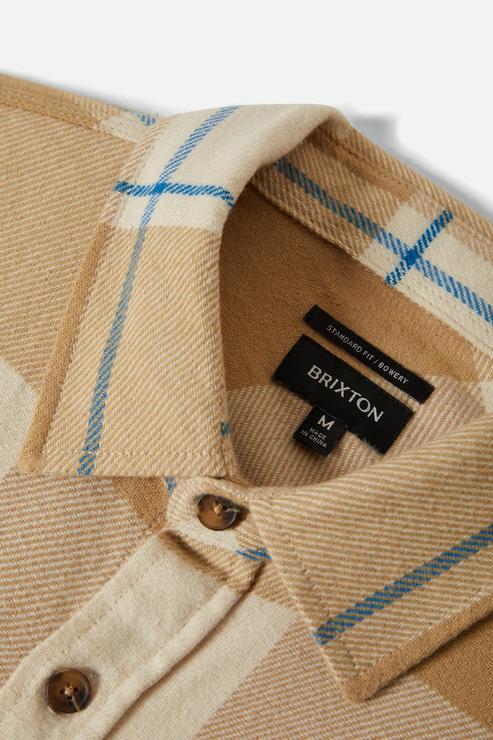 Bowery Flannel - Whitecap/Sand/Cyber Blue