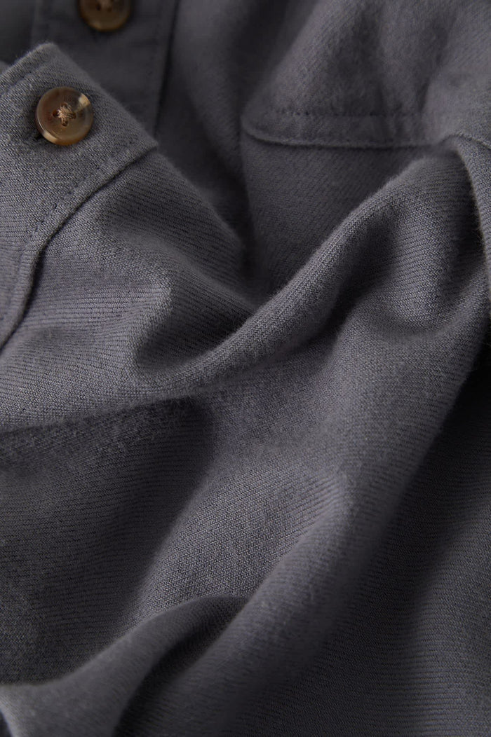 Men's Bowery Lightweight Ultra Soft Flannel in the color Future Grey - Additional Laydown image