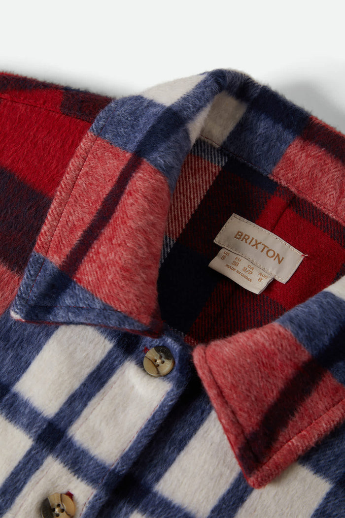 Bowery Women's Soft Brushed Flannel - Adrenaline Rush/Navy