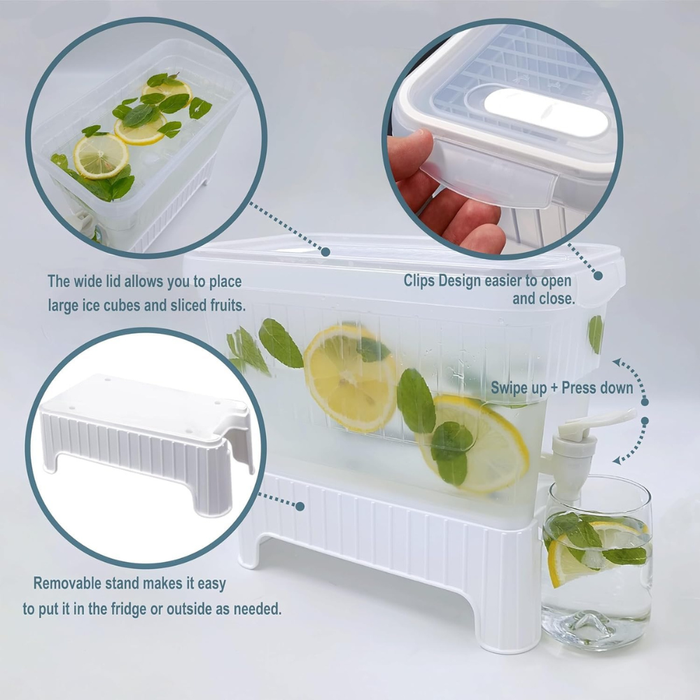 Dispenser 4.5 Liters BPA-Free Plastic Primostore color variants