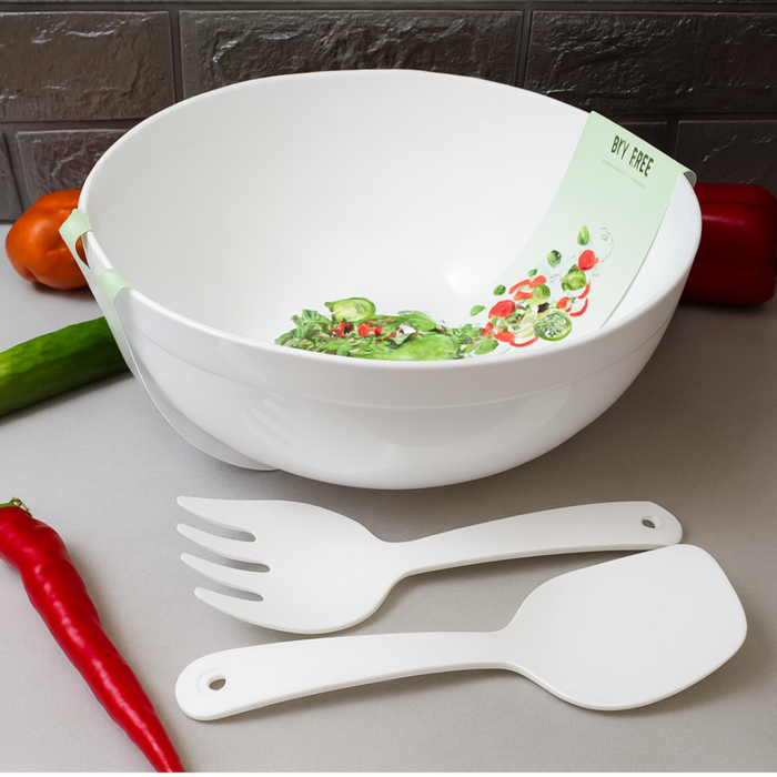 Dunya bowl contents and components flat lay