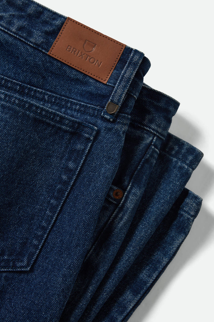 Men's Builders 5-Pocket Pant in the color Medium Wash Denim - Additional Laydown image