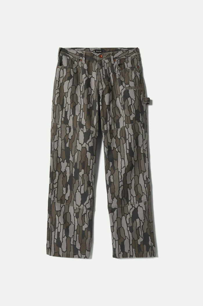 Men's Builders Carpenter Stretch Pant in the color Bark Camo - Front Product View