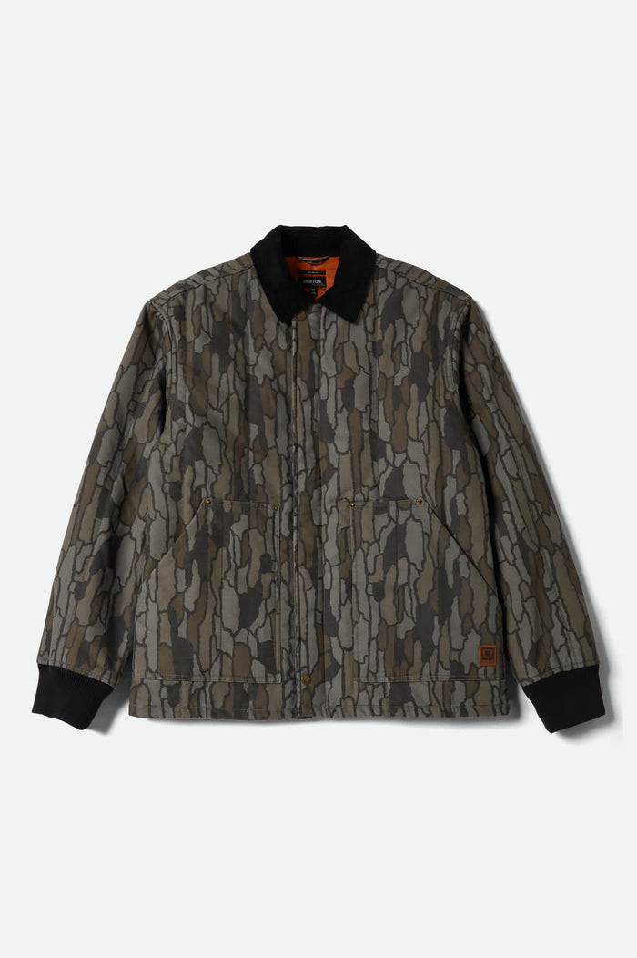 Men's Builders Ranch Jacket in the color Bark Camo - Front Product View