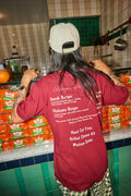 Burger She Wrote Pocket T-Shirt - Burgundy