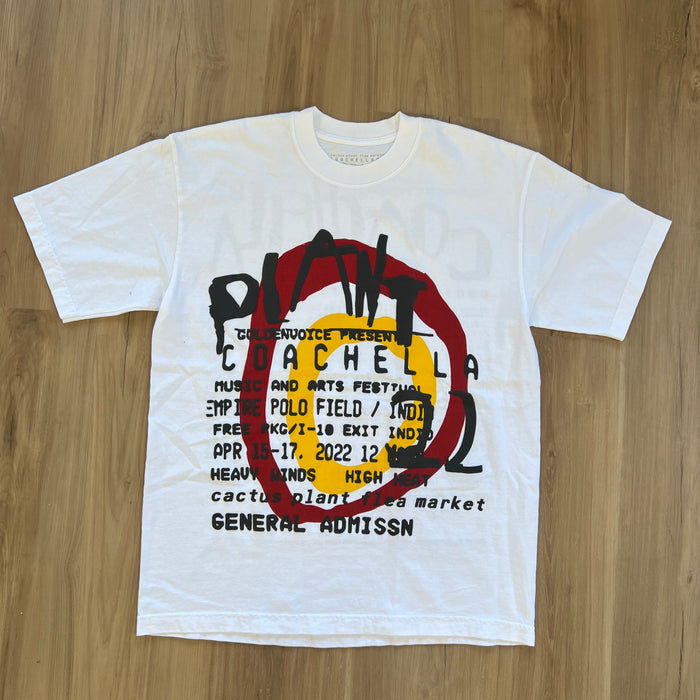 Cactus Plant Flea Market Coachella x CPFM Weekend 1 T-Shirt White