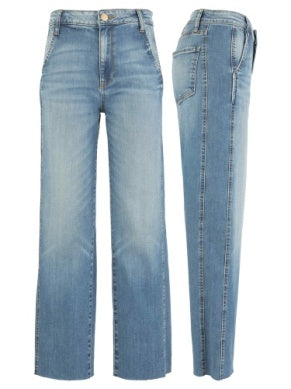 Charlotte High Rise Wide Leg Denim Jeans