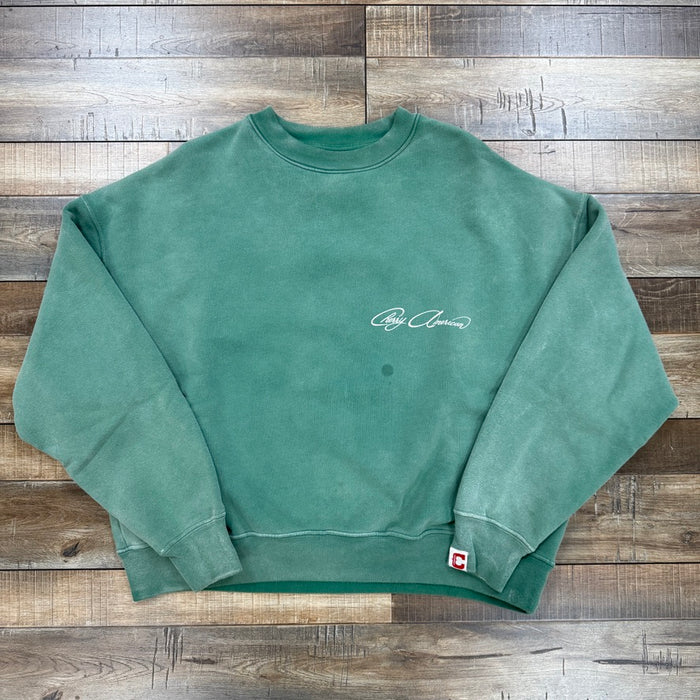 Cherry American Crewneck (Teal)