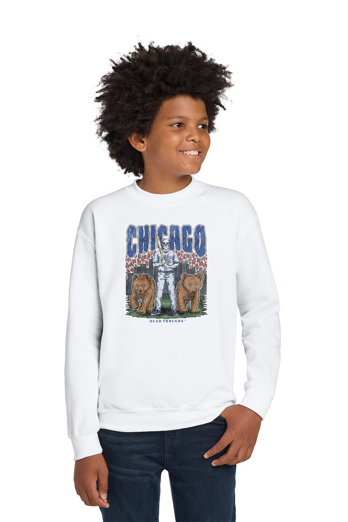 CHICAGO BASEBALL KIDS CREWNECK SWEATSHIRT – Kids clothes – Dead Threads Apparel