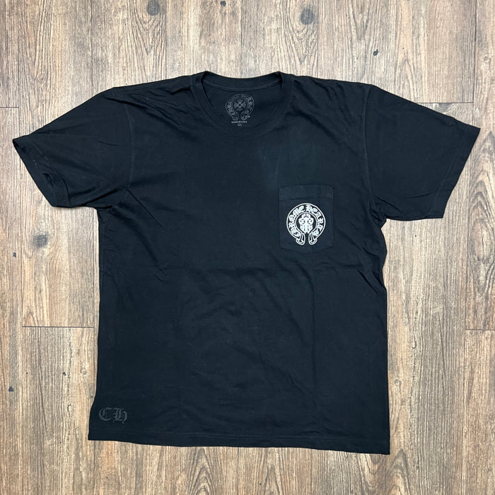 Chrome Hearts American Flag Dagger Tee Black