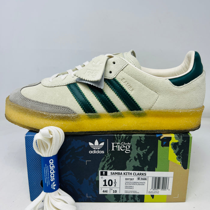 adidas Clarks 8th Street Samba by Ronnie Fieg Chalk White Green
