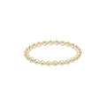 Classic Grateful Pattern 5mm Bead Bracelet - Mixed Metal