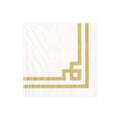 Cocktail Napkin Rive Gauche Gold/White - Wilson Lee