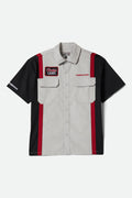 Men's Coors Light Shake Down S/S Shirt in the color Silver/Black - Front Product View