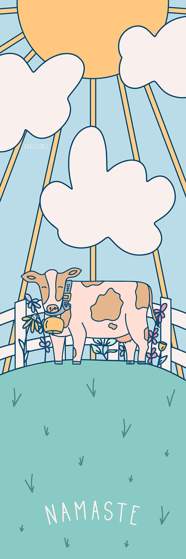 Cow in Paradise by Kate George