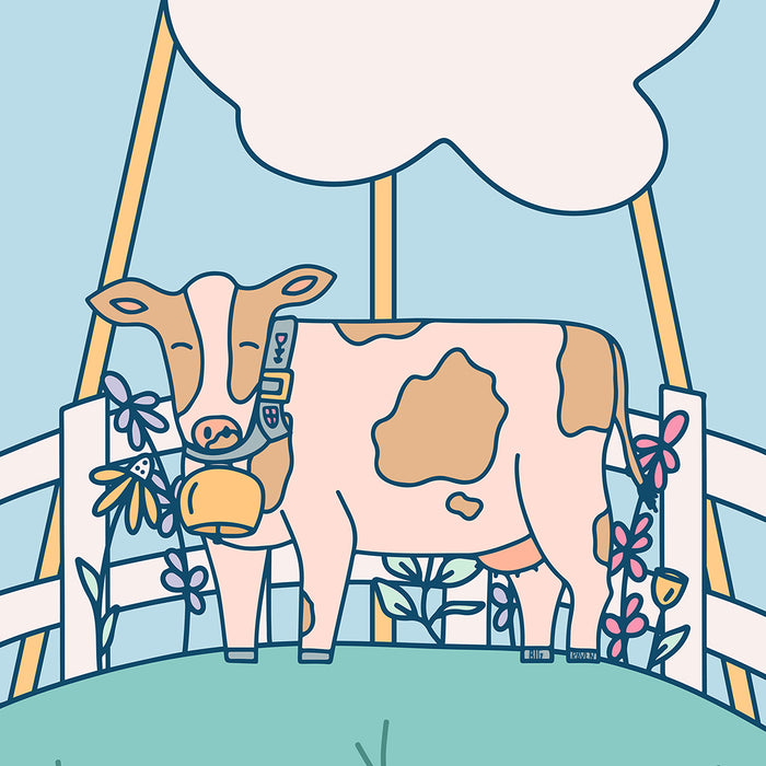 Cow in Paradise by Kate George