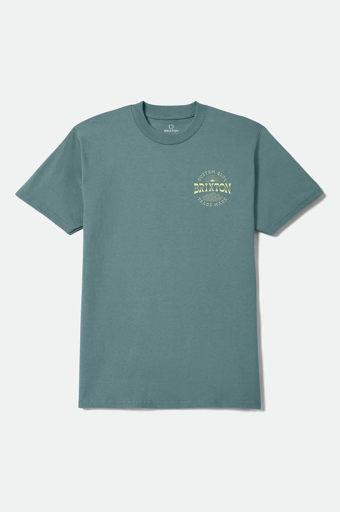Men's Current Standard T-Shirt in the color Ocean Breeze - Front Product Laydown Image