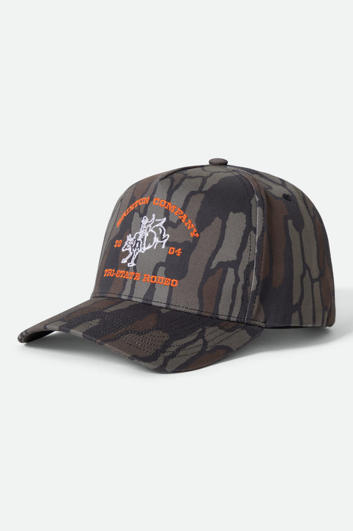 Unisex Danforth Netplus Snapback in the color Bark Camo - Front Product View